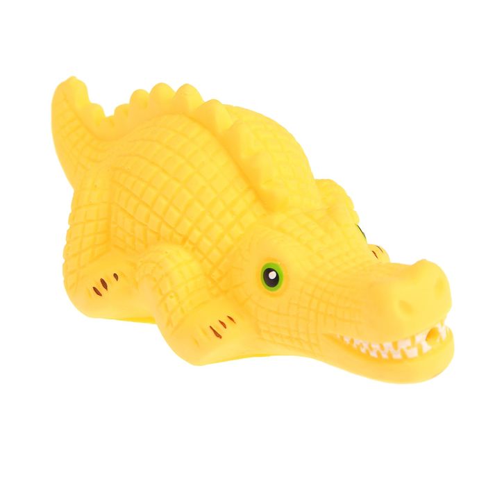 Резиновая игрушка «Крокодил Буль», МИКС
