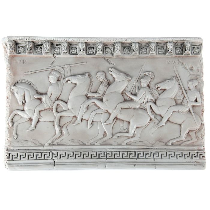 Панно "С мужчинами" серый камень 45х70см