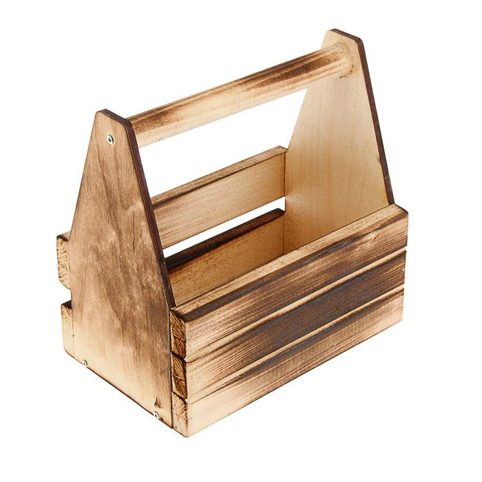 Кашпо флористическое, обожжённое, 20х20х12,5 см