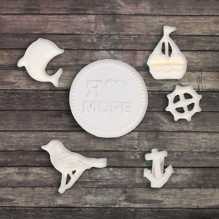 Набор декоративных элементов "Морской",11 х 17 см