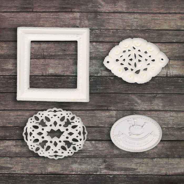 Набор декоративных элементов "Сделано с любовью", 11 х 17 см