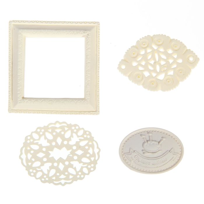 Набор декоративных элементов "Сделано с любовью", 11 х 17 см