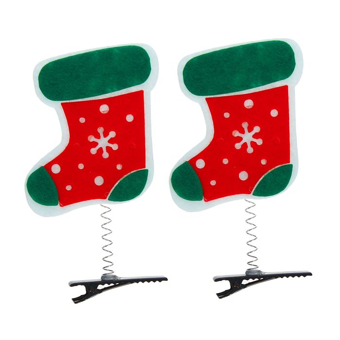 Карнавальный зажим "Валенок", набор 2 шт.