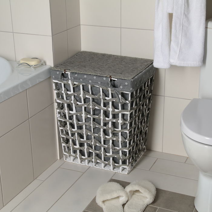 Корзина для белья плетеная "Хильда"