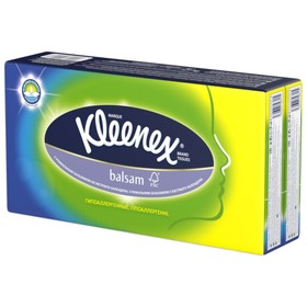 

Платочки бумажные Kleenex Balsam, 8 упаковок по 9 шт.