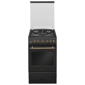 

Плита Hansa FCGA52109, газовая, 4 конфорки, 58 л, газовая духовка, черная