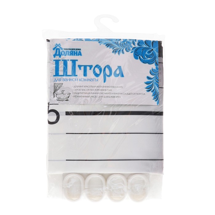 Штора для ванной 180х200 см "Плохой пёс", полиэстер