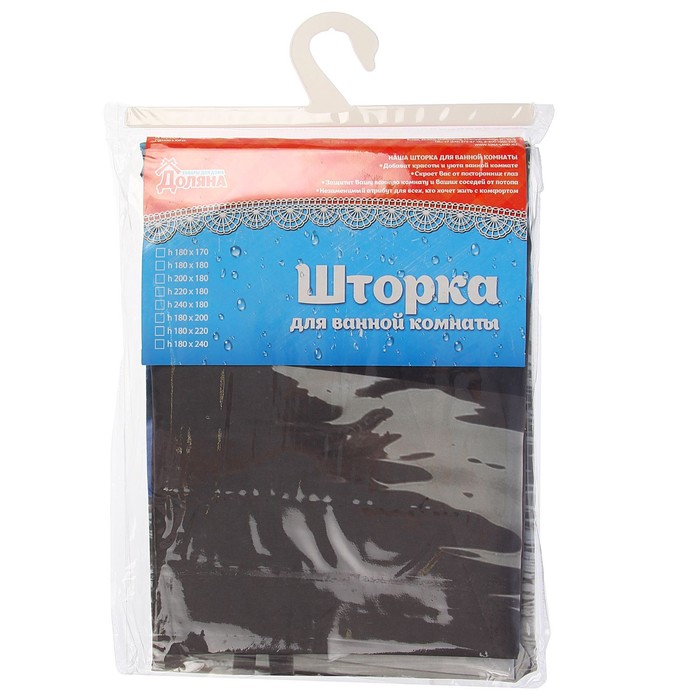 Штора для ванной 180х180 см "Венеция", полиэстер