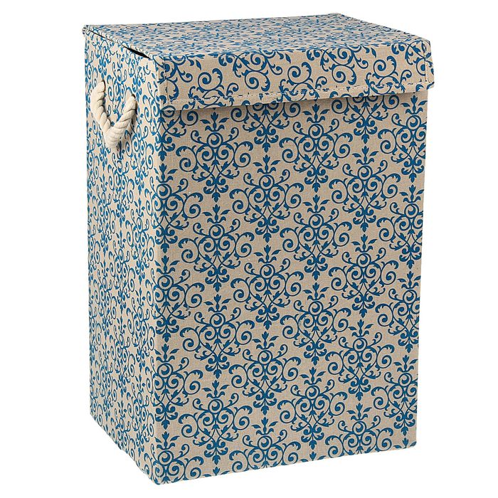 Корзина для белья складная "Вензеля", цвета МИКС