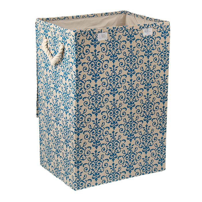 Корзина для белья складная "Вензеля", цвета МИКС