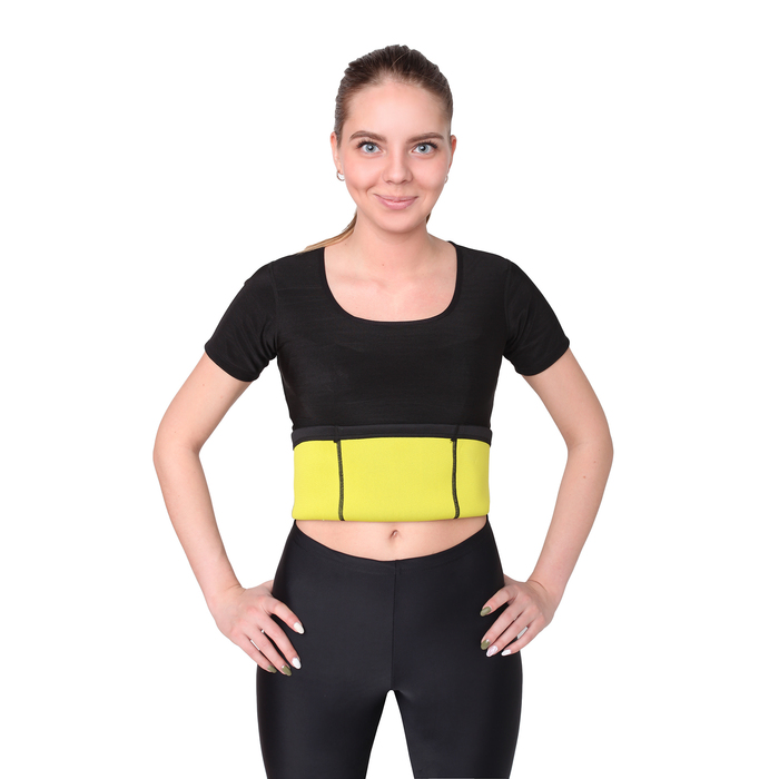 Футболка для фитнеса, размер XXL, цвет чёрный