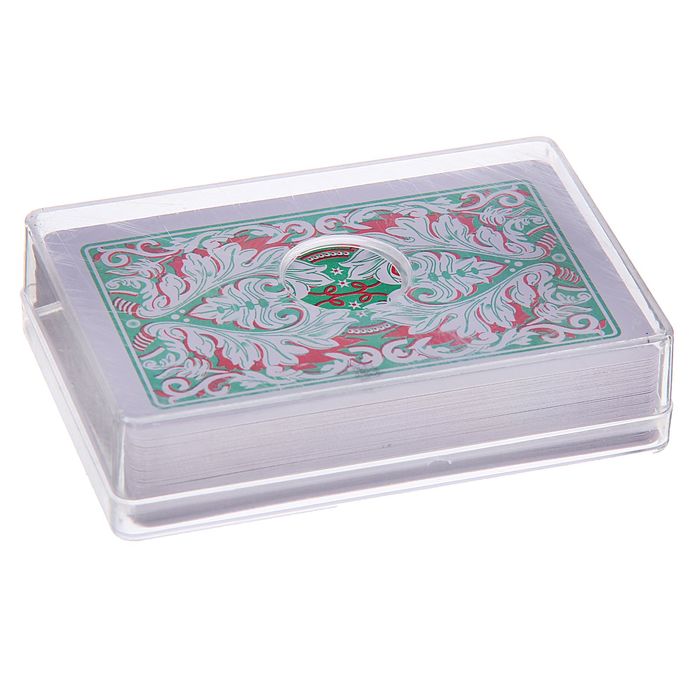 Карты игральные пластиковые "Рулетка", 25 мкм, 8,8 × 5,8 см, микс