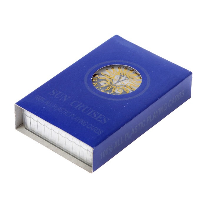 Карты игральные пластиковые "Рулетка", 25 мкм, 8,8 × 5,8 см, микс