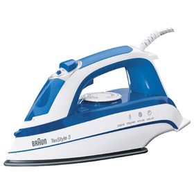 

Утюг Braun TS355, 2000 Вт, керамическая подошва, 25 г/мин, 300 мл, бело-голубой