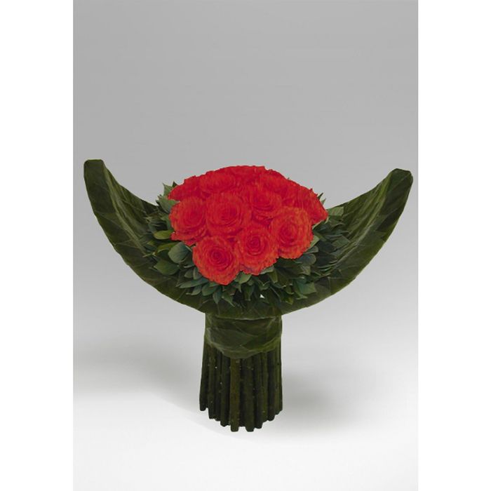 Декоративная композиция "Курвед", 30 х 16 х 28,5 см, красный