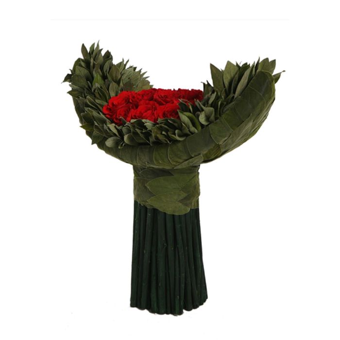 Декоративная композиция "Курвед", 30 х 16 х 28,5 см, красный