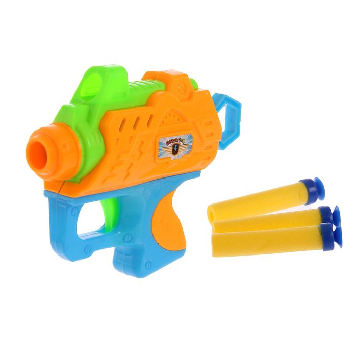 Пистолет "Бластер", стреляет мягкими пулями, МИКС
