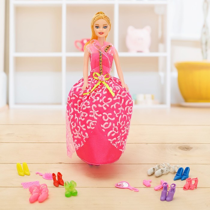 Кукла модель "Анюта" с аксессуарами, МИКС