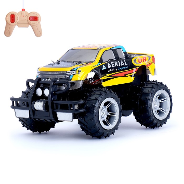 Машина радиоуправляемая "СпортДжип", работает от батареек, цвета МИКС