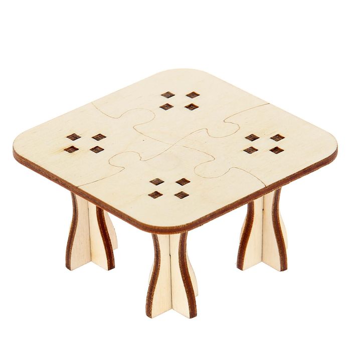 Заготовка для творчества "Стол пазлы" 9 деталей