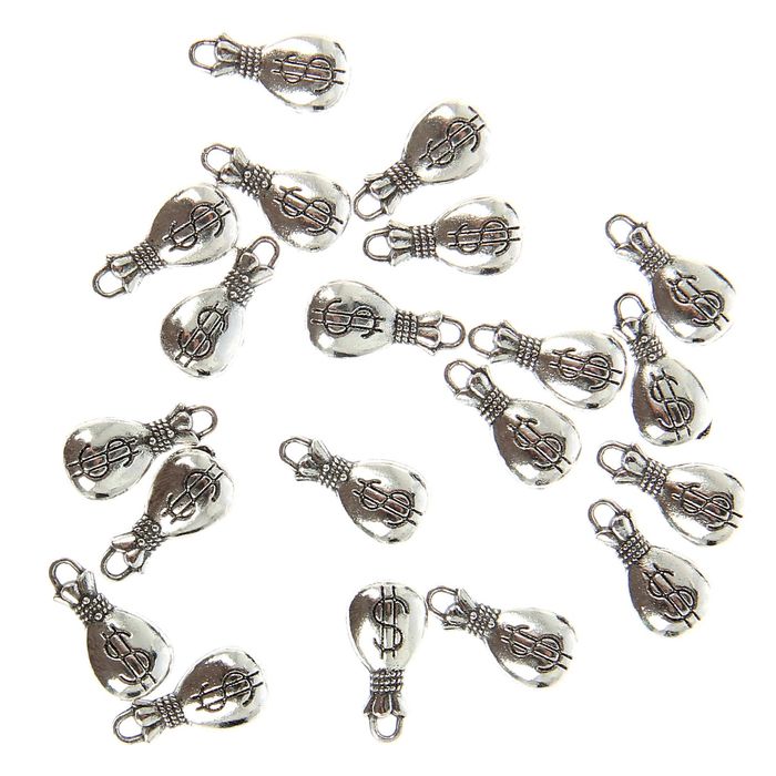 Декоративный элемент "Денежный мешочек", набор 20 шт.