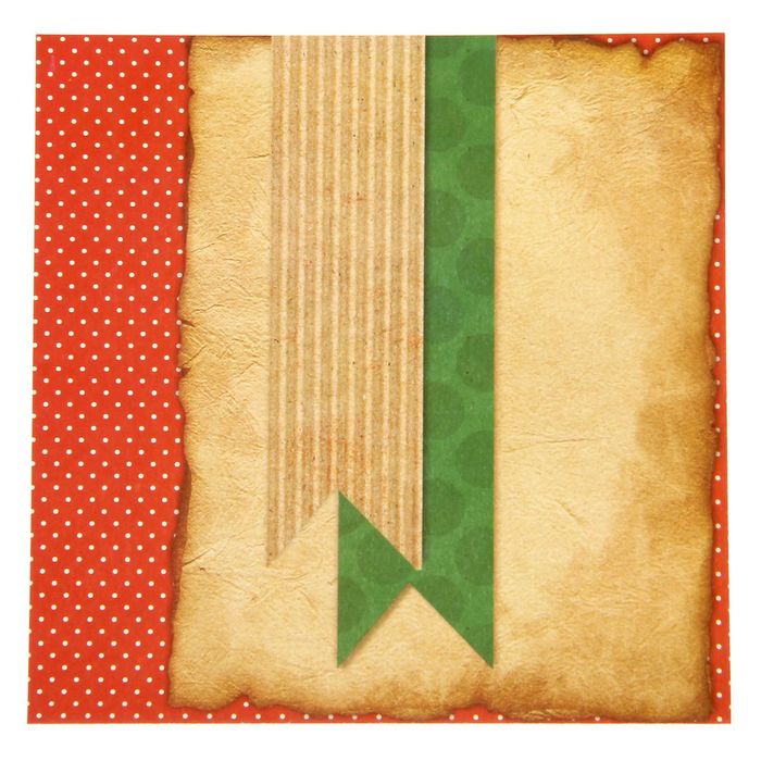 Пакет подарочный без ручек с декором Christmas diary, 16 × 28 см