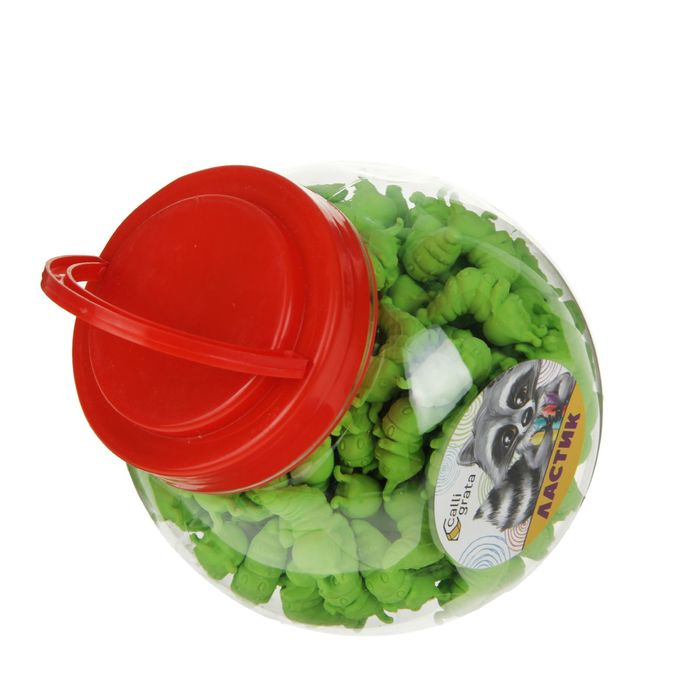 Ластик фигурный Гусеница МИКС