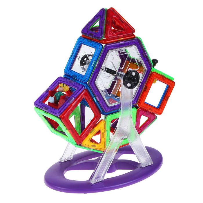 Конструктор 3d "Карусель", 46 деталей