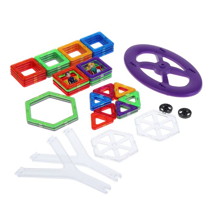 Конструктор 3d "Карусель", 46 деталей