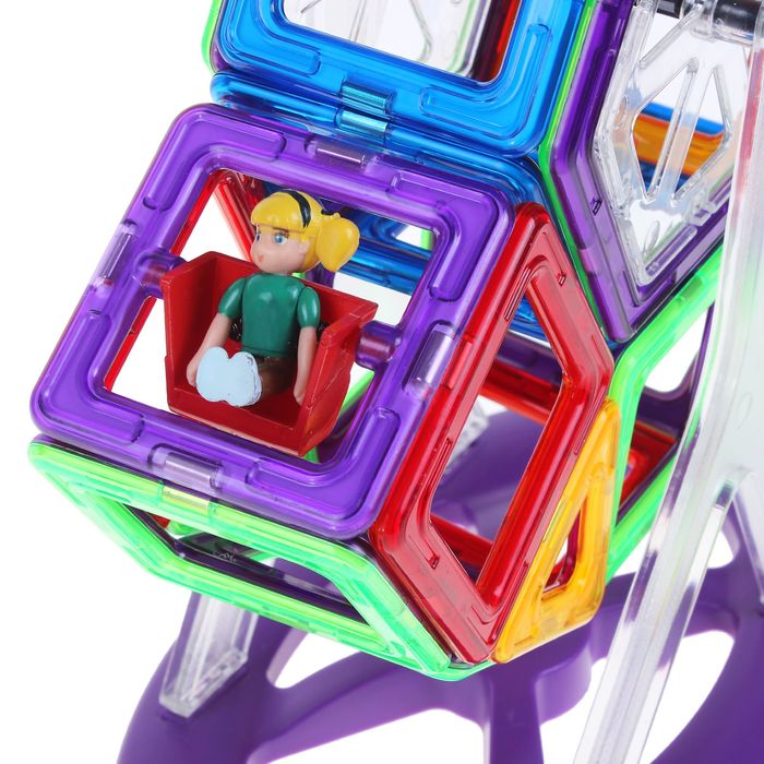 Конструктор 3d "Карусель", 46 деталей