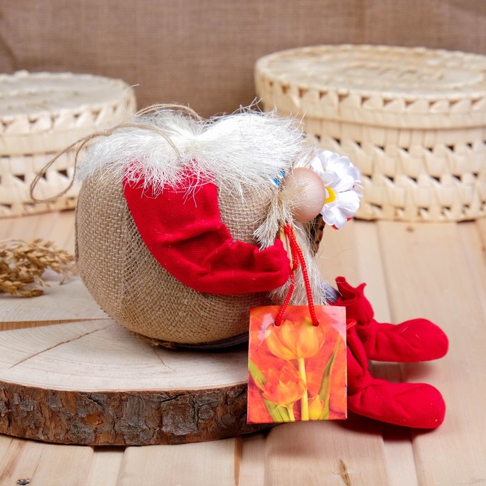 Оберег «Домовичок», поздравляю, 26 см микс