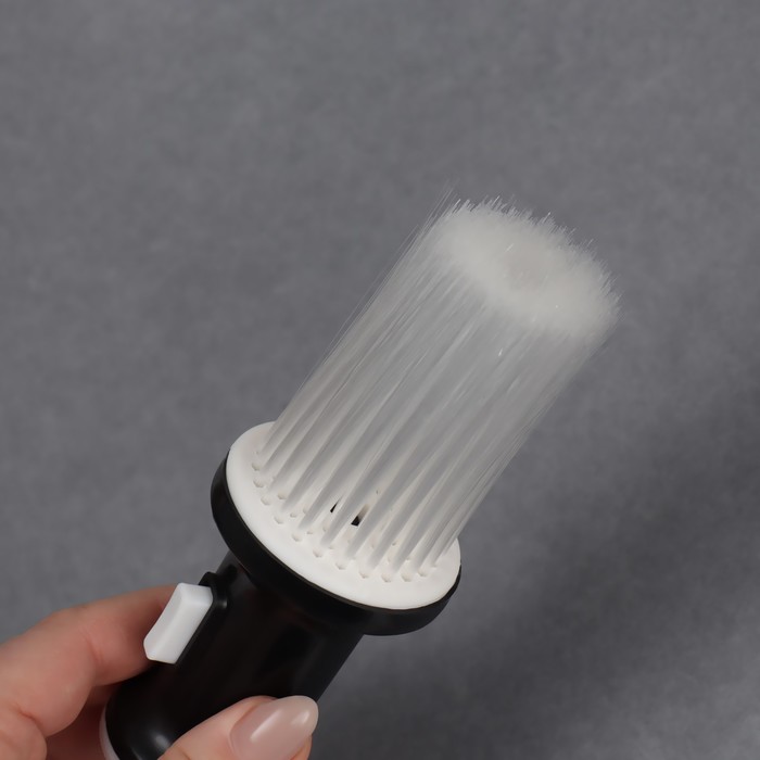 Щётка-сметка для удаления волос 16,5±1см, цвет чёрно-белый