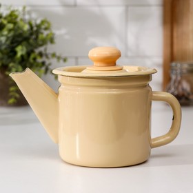 

Чайник заварочный, 1 л, фиксированная ручка, цвет бежевый