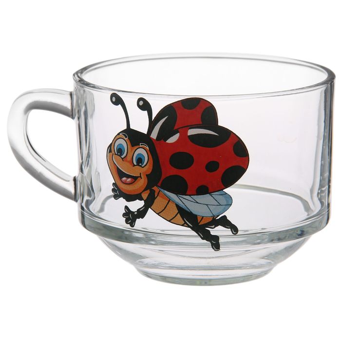 Бульонница 635 мл "Божья коровка", цвет МИКС