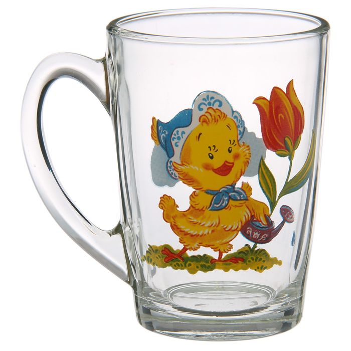 Кружка 300 мл "Цыплята", цвет МИКС