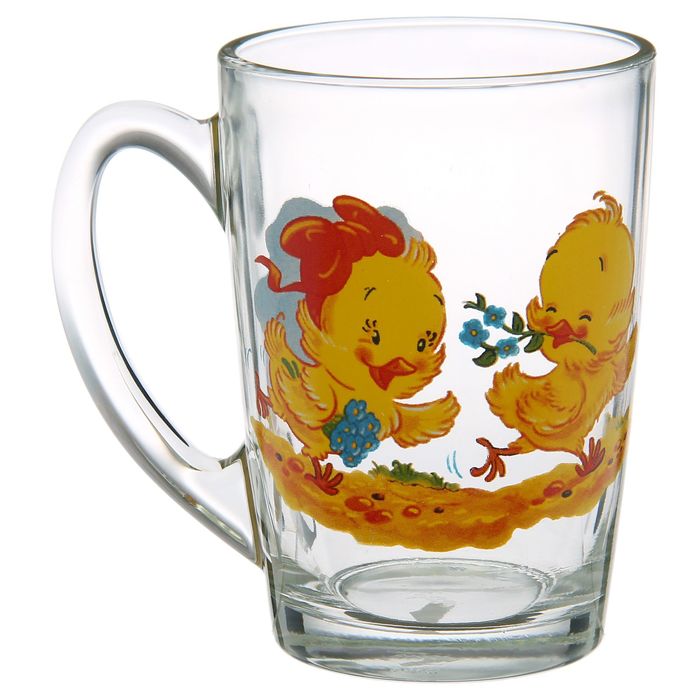 Кружка 300 мл "Цыплята", цвет МИКС