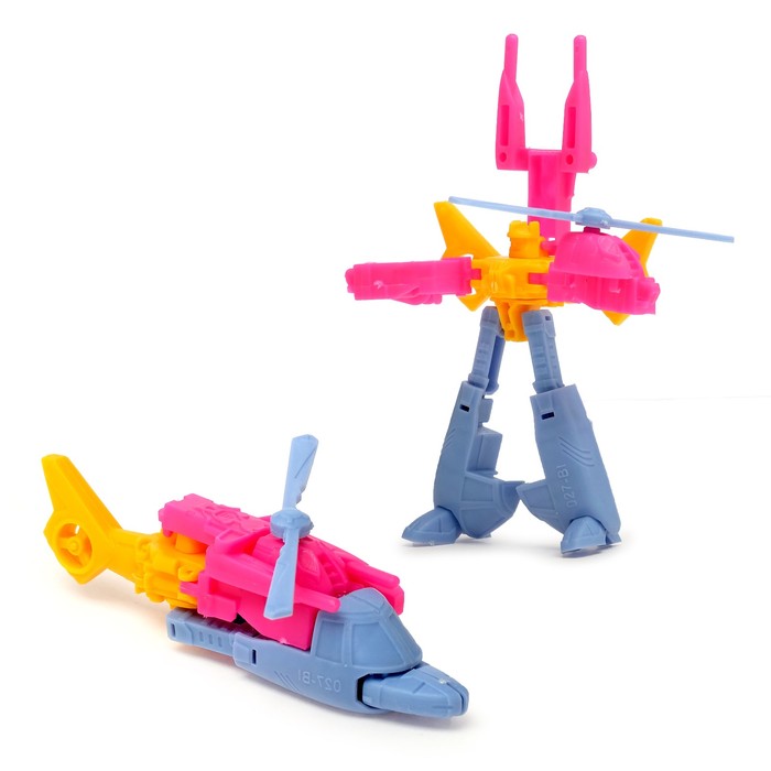 Робот-трансформер «Вертолёт», цвета МИКС