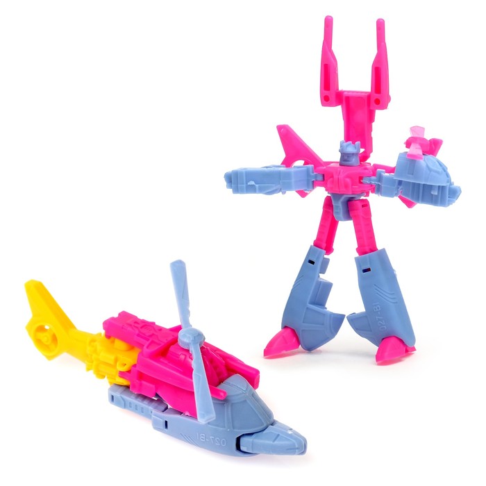 Робот-трансформер «Вертолёт», цвета МИКС