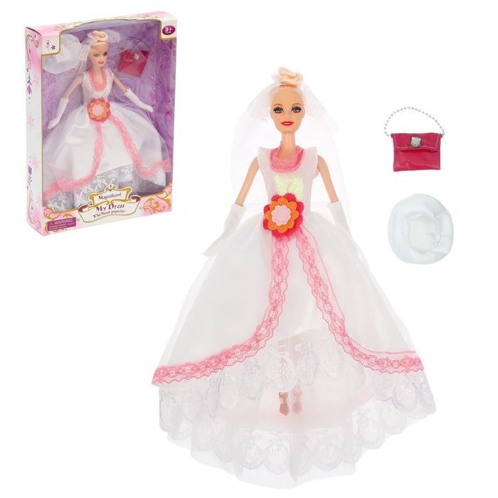 Кукла модель "Елизавета" в бальном платье, с аксессуарами, МИКС