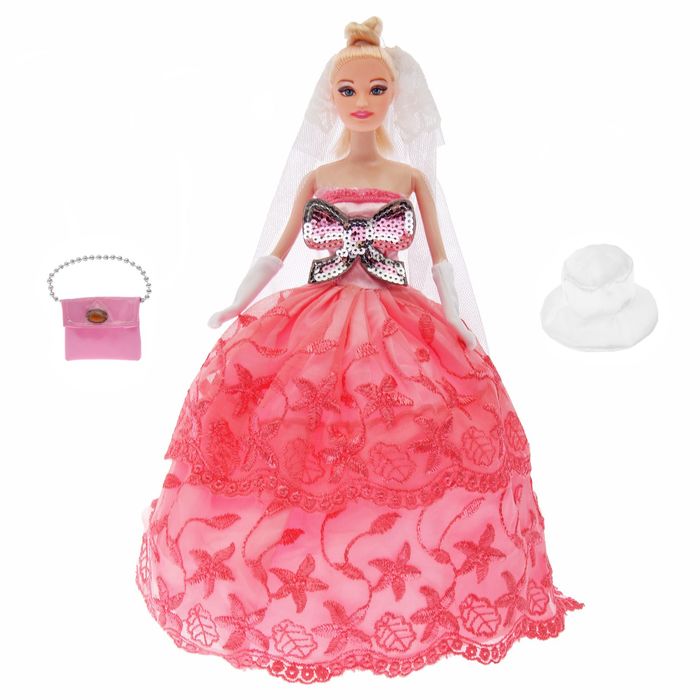 Кукла модель "Елизавета" в бальном платье, с аксессуарами, МИКС