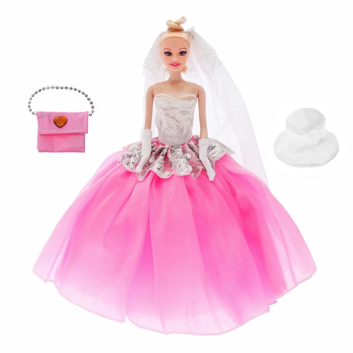 Кукла модель "Елизавета" в бальном платье, с аксессуарами, МИКС