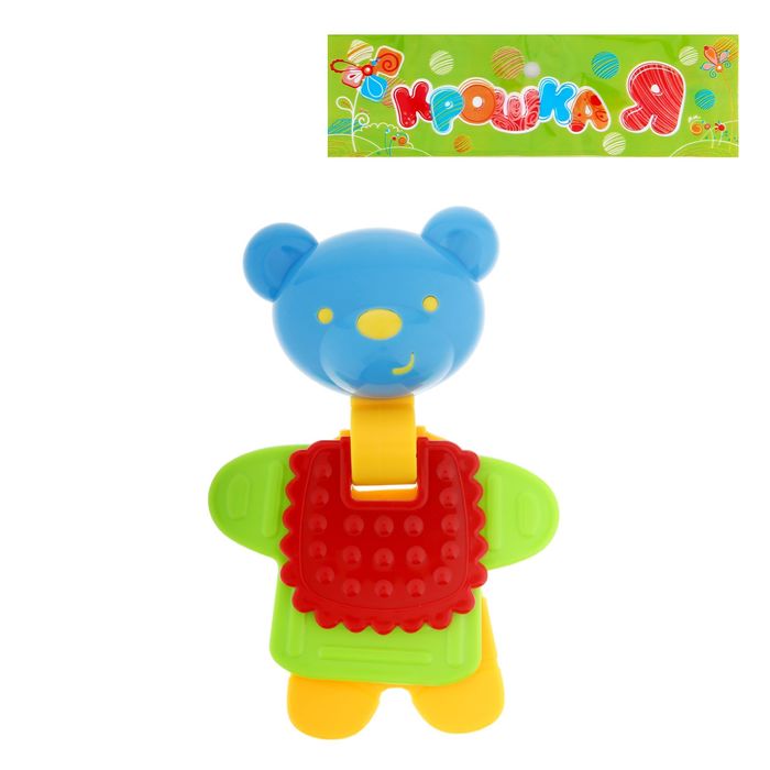 Погремушка «Мишка», цвета МИКС