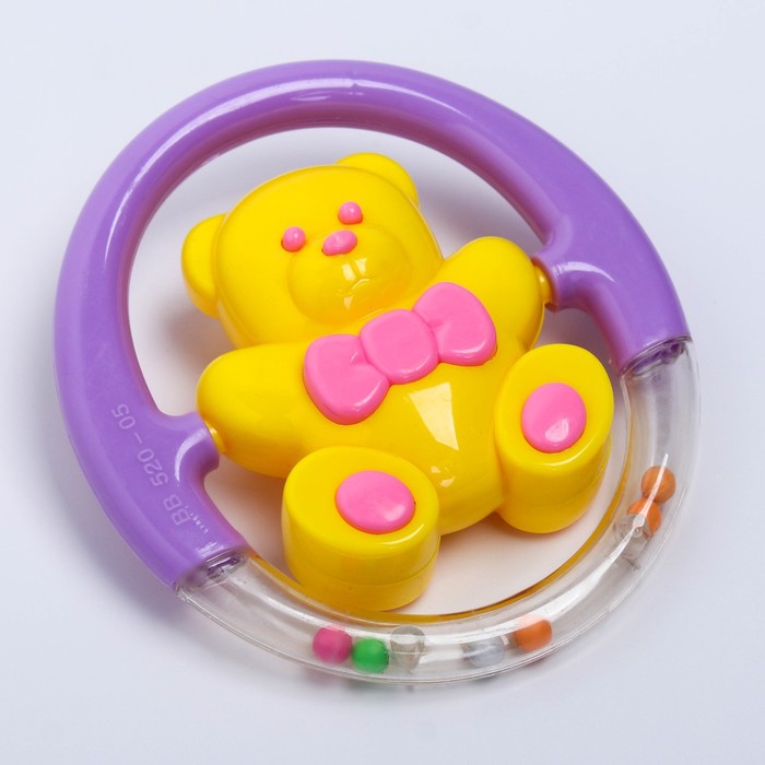 Погремушка «Мишка», цвета МИКС