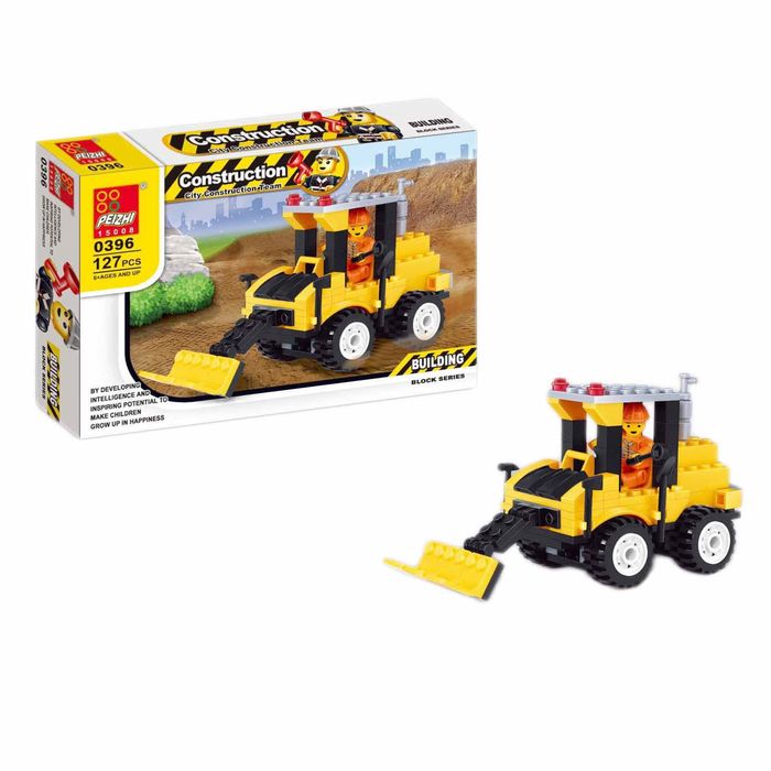Конструктор «Колёсный погрузчик», 127 деталей