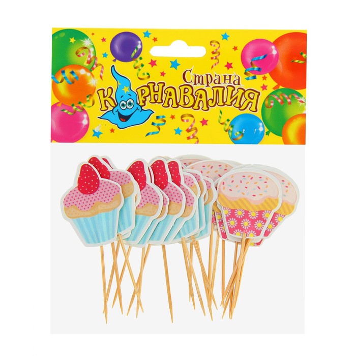 Пика для канапе "Сладости" (набор 24 шт)