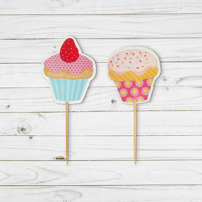 Пика для канапе "Сладости" (набор 24 шт)