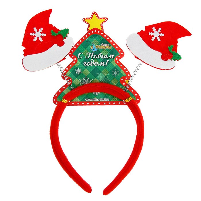 Карнавальный ободок "Колпачки"
