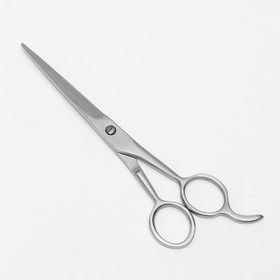 

Ножницы парикмахерские, с упором, лезвие — 7 см, цвет серебряный