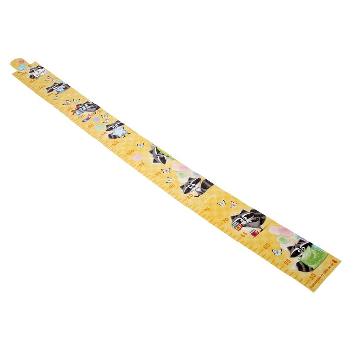 Ростомер детский "Крошка енот", 150 см