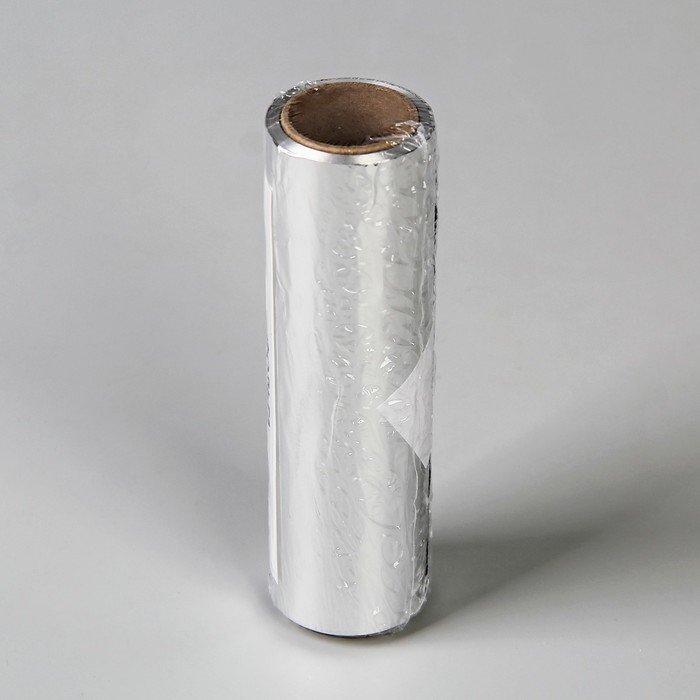 Фольга парикмахерская, 16мкр, 25м, цвет серебристый